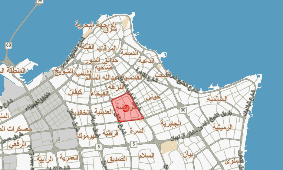 للايجار فيلا فى الروضة قطعة 4