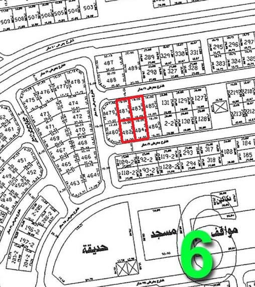 أراضى للبيع فى الزهراء شارع واحد