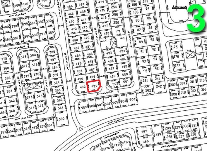للبيع أرضين فى الزهراء ق3 زاويه شرقيه