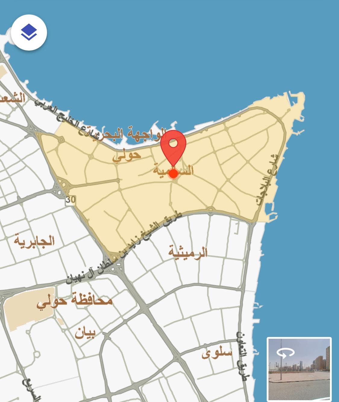 للبيع هدام فى السالمية قطعه 12