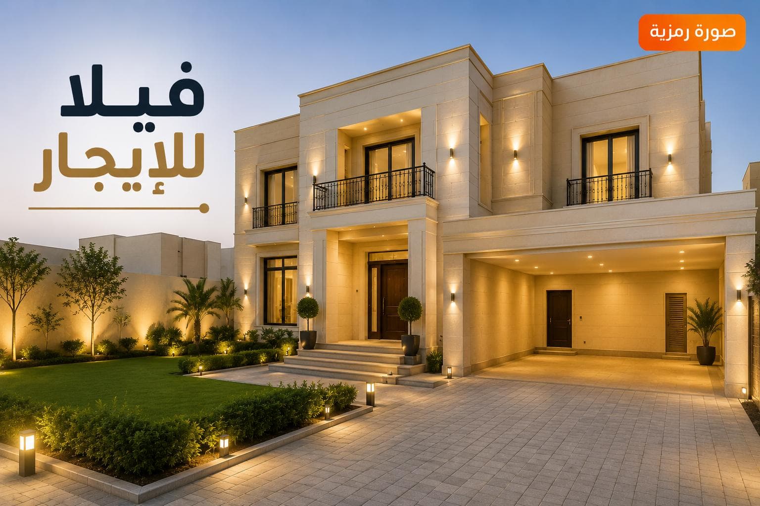 للايجار فيلا بالمطلاع سوبر ديلوكس